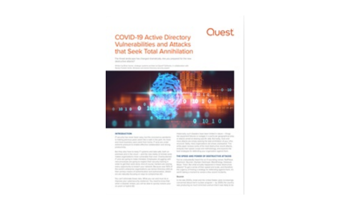 Covid-19 Active Directory Schwachstellen und Angriffe, die eine totale Vernichtung suchen