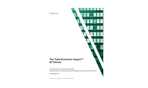 Forrester Total wirtschaftliche Auswirkungen von Tanium
