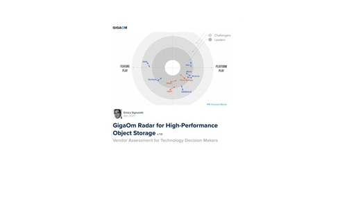 Gigaom-Radar für Hochleistungsobjektspeicher