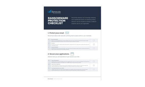 Ransomware Protection Checkliste