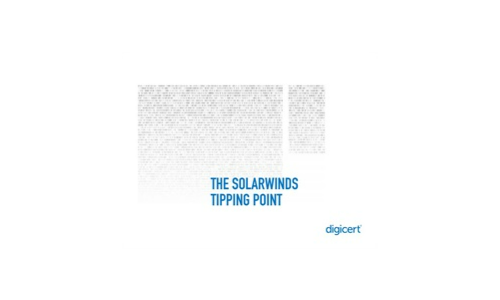 Der Solarwinds Tipping Point