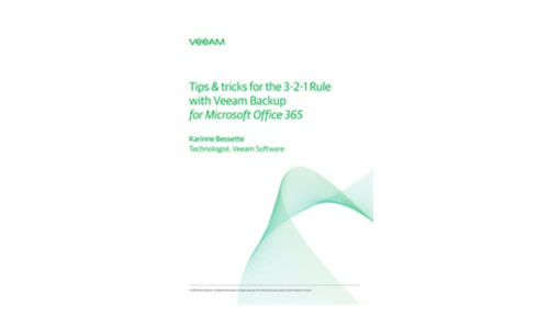 Tipps und Tricks für die 3-2-1-Regel mit Veeam Backup für Microsoft Office 365